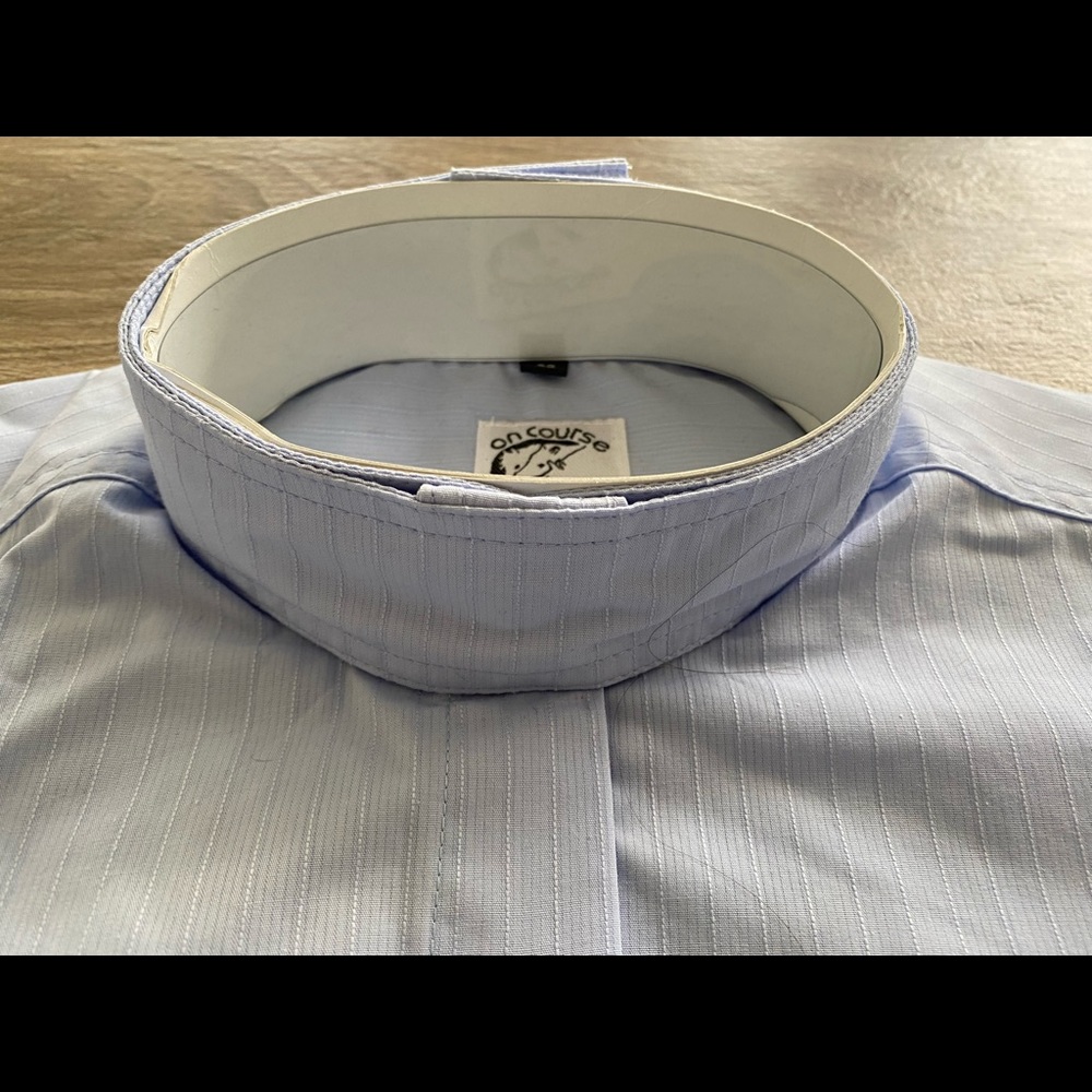 Ladies Show Shirt, Size L, light blue, NEW - Picture 2 of 7